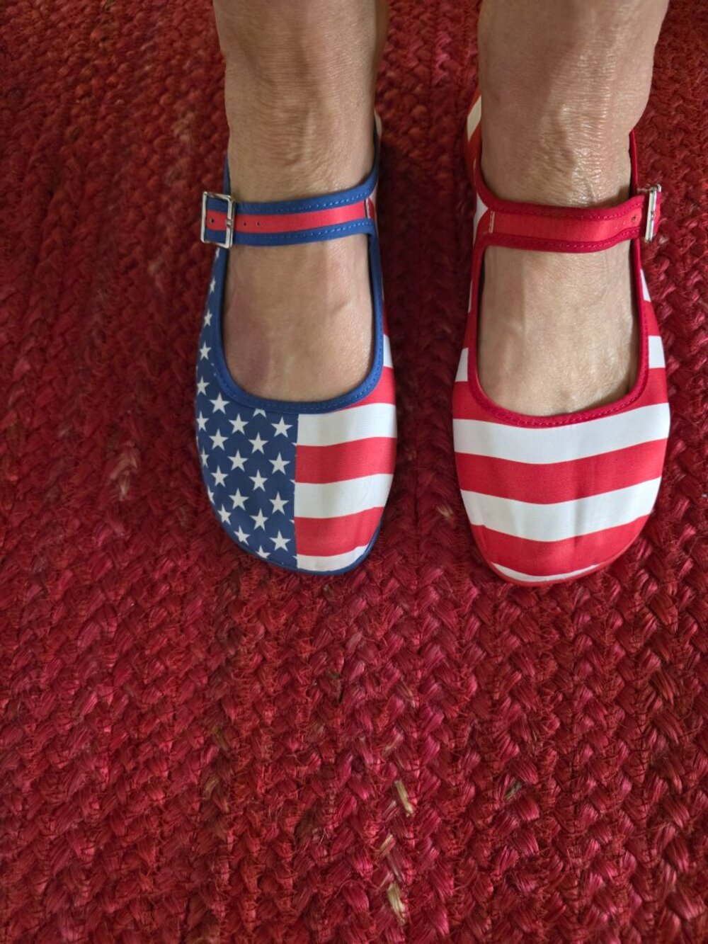 Hot Chocolate Design Chocolaticas Stars & Stripes Mary Jane Flats | Size 39 (US - Picture 4 of 6